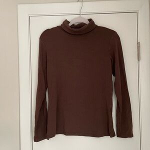 Thermal Brown Turtleneck